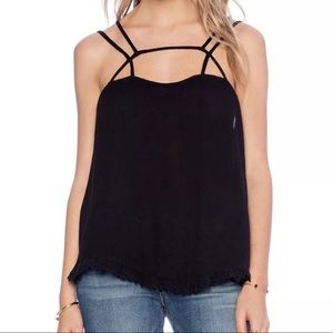 Free people cross neck cami